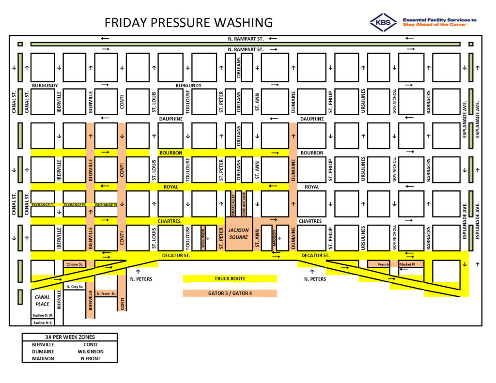 Friday pressure washing route