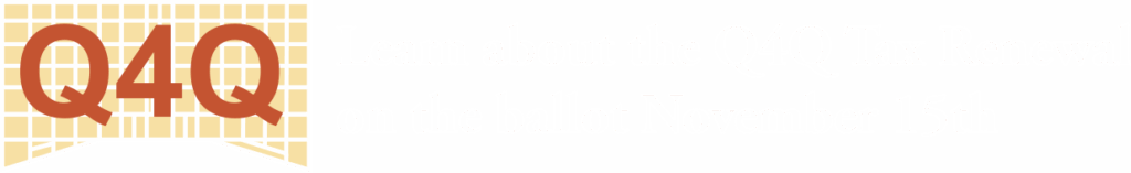 Learn about the Q4Q Tax Renewal on the ballot November 15th