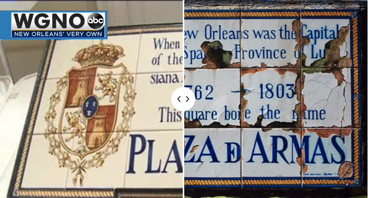 WGNO: Historic Spanish French Quarter tiles to be revamped through new program